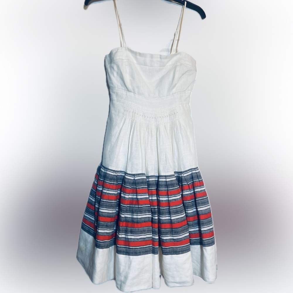Anthropologie "Around the World” by Flores Sz 0 fully lined Cotton Women’s Dress